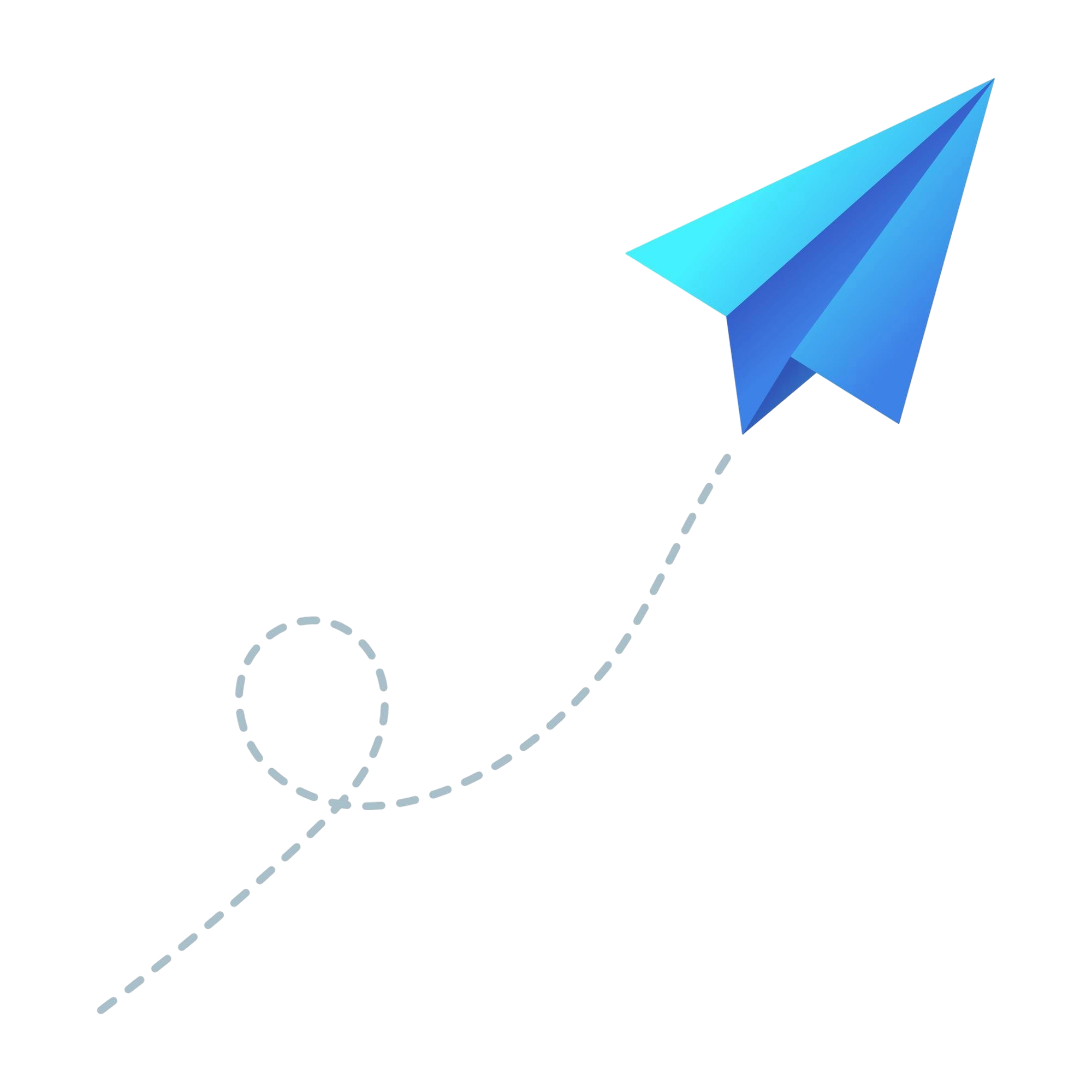 Paper plane route artwork